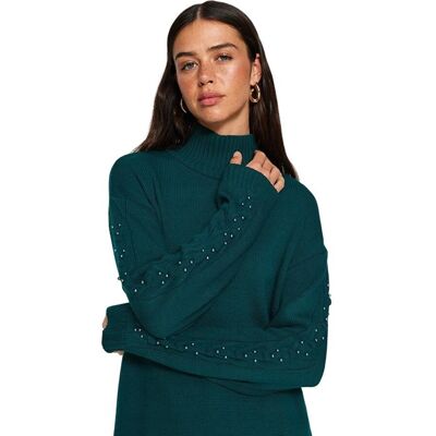 Inny producent TRENDYOL SWETER DAMSKI GOLF Z PEREŁKAMI NA RĘKAWACH ZIELONY L 5EA* Inny producent TRENDYOL SWETER DAMSKI GOLF Z PEREŁKAMI NA RĘKAWACH ZIELONY L 5EA*