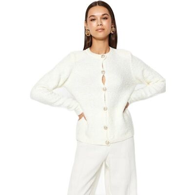 Inny producent TRENDYOL SWETER DAMSKI KARDIGAN Z GUZIKAMI KLASYCZNY BIAŁY M 5EA* Inny producent TRENDYOL SWETER DAMSKI KARDIGAN Z GUZIKAMI KLASYCZNY BIAŁY M 5EA*