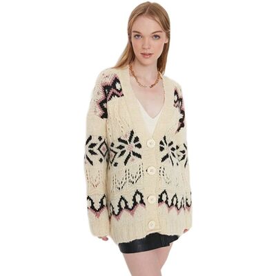 Inny producent TRENDYOL SWETER DAMSKI KARDIGAN ZAPINANY NA GUZIKI WZÓR AZTECKI M 5EA* Inny producent TRENDYOL SWETER DAMSKI KARDIGAN ZAPINANY NA GUZIKI WZÓR AZTECKI M 5EA*