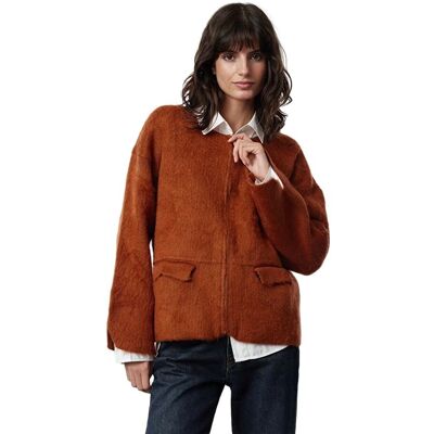 Inny producent TRENDYOL SWETER DAMSKI LUŹNY ZAMEK KIESZENIE PLUSZOWY MIEDZIANY M 5EA* Inny producent TRENDYOL SWETER DAMSKI LUŹNY ZAMEK KIESZENIE PLUSZOWY MIEDZIANY M 5EA*