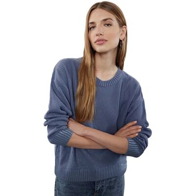 Inny producent TRENDYOL SWETER DAMSKI NIEBIESKI Z FAKTURĄ O KRÓTKIM DŁUGIM RĘKAWIE M 5EA* Inny producent TRENDYOL SWETER DAMSKI NIEBIESKI Z FAKTURĄ O KRÓTKIM DŁUGIM RĘKAWIE M 5EA*