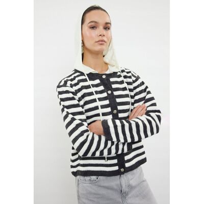 Inny producent TRENDYOL SWETER DAMSKI PASKI KAPTUREM GUZIKI 36 5EA Inny producent TRENDYOL SWETER DAMSKI PASKI KAPTUREM GUZIKI 36 5EA