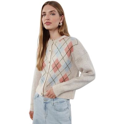 Inny producent TRENDYOL SWETER DAMSKI ROZPINANY W KRATĘ BEŻOWY Z DŁUGIM RĘKAWEM M 5EA* Inny producent TRENDYOL SWETER DAMSKI ROZPINANY W KRATĘ BEŻOWY Z DŁUGIM RĘKAWEM M 5EA*
