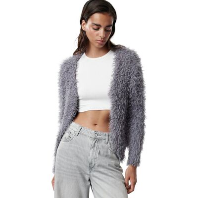 Inny producent TRENDYOL SWETER DAMSKI SZARY FUTRZANY LUŹNY DŁUGI RĘKAW S 5EA* Inny producent TRENDYOL SWETER DAMSKI SZARY FUTRZANY LUŹNY DŁUGI RĘKAW S 5EA*