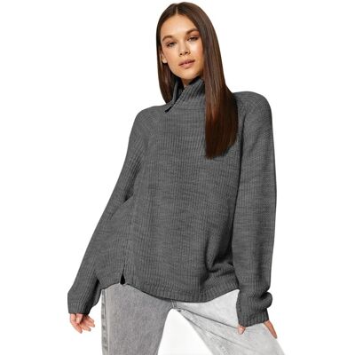 Inny producent TRENDYOL SWETER DAMSKI SZARY GOLF ZAMEK LUŹNY KLASYCZNY L 5EA* Inny producent TRENDYOL SWETER DAMSKI SZARY GOLF ZAMEK LUŹNY KLASYCZNY L 5EA*