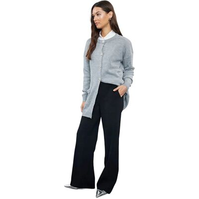 Inny producent TRENDYOL SWETER DAMSKI SZARY ROZPINANY Z GUZIKAMI I KIESZENIAMI M 5EA* Inny producent TRENDYOL SWETER DAMSKI SZARY ROZPINANY Z GUZIKAMI I KIESZENIAMI M 5EA*