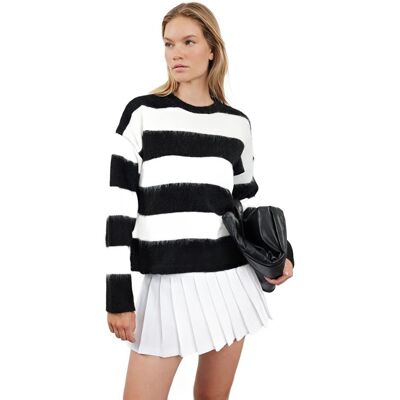 Inny producent TRENDYOL SWETER DAMSKI W PASKI Z DŁUGIM RĘKAWEM I OKRĄGŁYM DEKOLTEM L 5EA* Inny producent TRENDYOL SWETER DAMSKI W PASKI Z DŁUGIM RĘKAWEM I OKRĄGŁYM DEKOLTEM L 5EA*