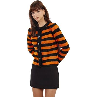Inny producent TRENDYOL SWETER DAMSKI W PASKI Z GUZIKAMI KRÓTKI RĘKAW S 5EA* Inny producent TRENDYOL SWETER DAMSKI W PASKI Z GUZIKAMI KRÓTKI RĘKAW S 5EA*