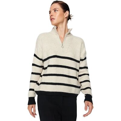 Inny producent TRENDYOL SWETER DAMSKI W PASKI Z ZAMKIEM I GOLFEM S 5EA* Inny producent TRENDYOL SWETER DAMSKI W PASKI Z ZAMKIEM I GOLFEM S 5EA*