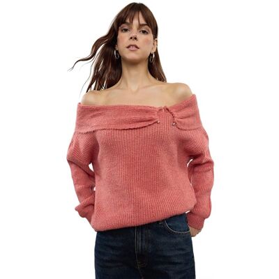 Inny producent TRENDYOL SWETER DAMSKI Z ODKRYTYMI RAMIONAMI I MARSZCZENIEM M 5EA* Inny producent TRENDYOL SWETER DAMSKI Z ODKRYTYMI RAMIONAMI I MARSZCZENIEM M 5EA*
