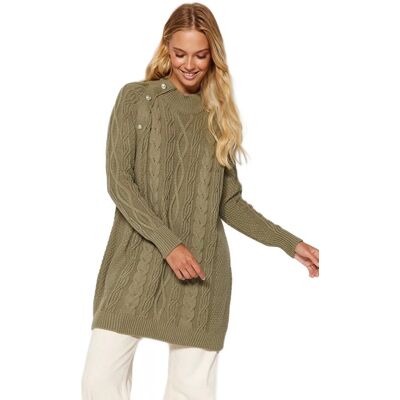 Inny producent TRENDYOL SWETER DAMSKI Z WARKOCZOWYM WZOREM I GUZIKAMI NA RAMIENIU L 5EA* Inny producent TRENDYOL SWETER DAMSKI Z WARKOCZOWYM WZOREM I GUZIKAMI NA RAMIENIU L 5EA*