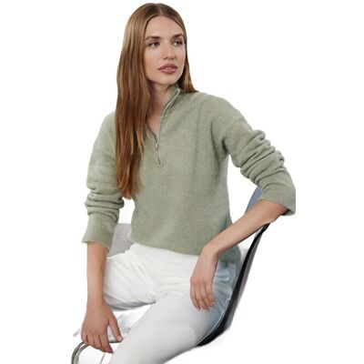 Inny producent TRENDYOL SWETER DAMSKI Z ZAMKIEM I STÓJKĄ W KOLORZE ZIELONYM M 5EA* Inny producent TRENDYOL SWETER DAMSKI Z ZAMKIEM I STÓJKĄ W KOLORZE ZIELONYM M 5EA*