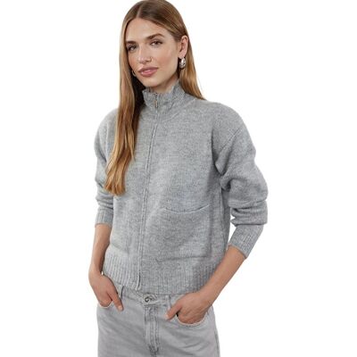 Inny producent TRENDYOL SZARY SWETER DAMSKI Z ZAMKIEM I KIESZENIAMI GOLF M 5EA* Inny producent TRENDYOL SZARY SWETER DAMSKI Z ZAMKIEM I KIESZENIAMI GOLF M 5EA*