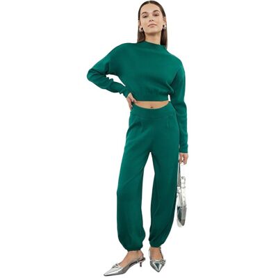 Inny producent TRENDYOL ZIELONY KOMPLET DAMSKI SWETER I SPODNIE Z MARSZCZENIAMI M 5EA* Inny producent TRENDYOL ZIELONY KOMPLET DAMSKI SWETER I SPODNIE Z MARSZCZENIAMI M 5EA*