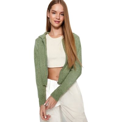 Inny producent TRENDYOL ZIELONY SWETER DAMSKI Z KAPTUREM I ZAMKIEM PROSTY L 5EA* Inny producent TRENDYOL ZIELONY SWETER DAMSKI Z KAPTUREM I ZAMKIEM PROSTY L 5EA*