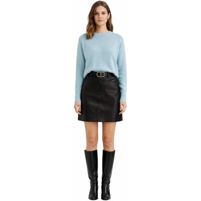 Inny producent TWINSET CZARNA SPÓDNICA MINI Z EFEKTEM SKÓRY 42 1I1C Inny producent TWINSET CZARNA SPÓDNICA MINI Z EFEKTEM SKÓRY 42 1I1C