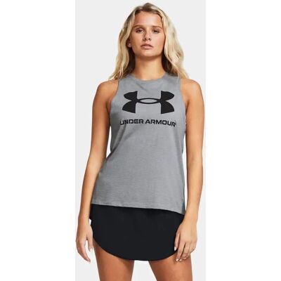 Under Armour koszulka bez ramion damska 1356297-035 grafitowy M Under Armour koszulka bez ramion damska 1356297-035 grafitowy M