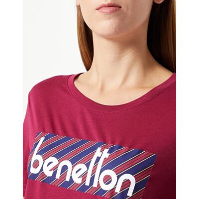 United Colors of Benetton Dasmki T-shirt koszulka burak czerwony r. L 3P1ZE17G4 United Colors of Benetton Dasmki T-shirt koszulka burak czerwony r. L 3P1ZE17G4