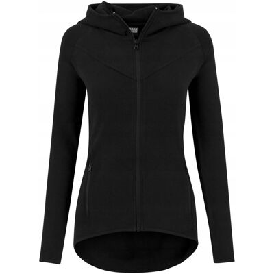 URBAN CLASSICS CZARNA BLUZA DAMSKA Z KAPTUREM I DŁUGIM RĘKAWEM M J_A URBAN CLASSICS CZARNA BLUZA DAMSKA Z KAPTUREM I DŁUGIM RĘKAWEM M J_A