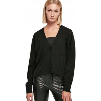 URBAN CLASSICS CZARNY KARDIGAN OVERSIZE Z GUZIKAMI Z WISKOZĄ 3XL JQA URBAN CLASSICS CZARNY KARDIGAN OVERSIZE Z GUZIKAMI Z WISKOZĄ 3XL JQA