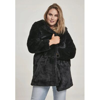 Inny producent URBAN CLASSICS DAMSKI CZARNY PŁASZCZ FUTRO Z KAPTUREM XL 7AA Inny producent URBAN CLASSICS DAMSKI CZARNY PŁASZCZ FUTRO Z KAPTUREM XL 7AA