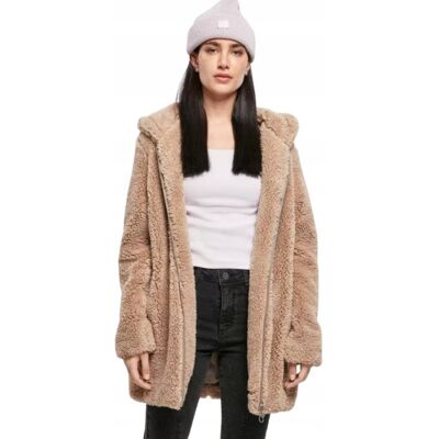 URBAN CLASSICS PŁASZCZ DAMSKI BEŻOWY Z KAPTUREM NA ZAMEK 4XL J7A URBAN CLASSICS PŁASZCZ DAMSKI BEŻOWY Z KAPTUREM NA ZAMEK 4XL J7A