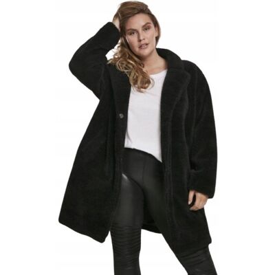 URBAN CLASSICS PŁASZCZ DAMSKI CZARNY ZIMA 5XL JPA URBAN CLASSICS PŁASZCZ DAMSKI CZARNY ZIMA 5XL JPA