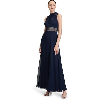 Inny producent Vera Mont Sukienka Koktajlowa Granatowa Prosta 42 J2A Inny producent Vera Mont Sukienka Koktajlowa Granatowa Prosta 42 J2A