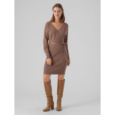 Inny producent VERO MODA BRĄZOWA PROSTA SUKIENKA DŁUGI RĘKAW Z DZIANINY S 7AA Inny producent VERO MODA BRĄZOWA PROSTA SUKIENKA DŁUGI RĘKAW Z DZIANINY S 7AA