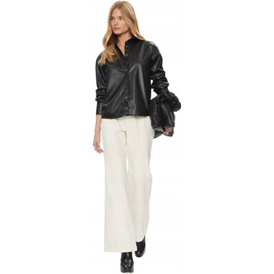 Inny producent VERO MODA CZARNA KOSZULA IMITACJA SKÓRY Z GUZIKAMI M 6BA Inny producent VERO MODA CZARNA KOSZULA IMITACJA SKÓRY Z GUZIKAMI M 6BA