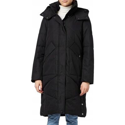 Vero Moda Czarna Kurtka Pikowana Z Zamkiem I Odpinanym Kapturem Xxl J2A Vero Moda Czarna Kurtka Pikowana Z Zamkiem I Odpinanym Kapturem Xxl J2A
