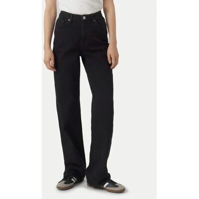 Inny producent VERO MODA CZARNE JEANSY PROSTE Z WYSOKIM STANEM BAWEŁNA 31/32 7AA Inny producent VERO MODA CZARNE JEANSY PROSTE Z WYSOKIM STANEM BAWEŁNA 31/32 7AA