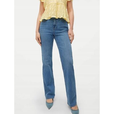 Inny producent VERO MODA DŻINSY PROSTE NIEBIESKIE Z PRZETARCIAMI 32/32 7BA Inny producent VERO MODA DŻINSY PROSTE NIEBIESKIE Z PRZETARCIAMI 32/32 7BA