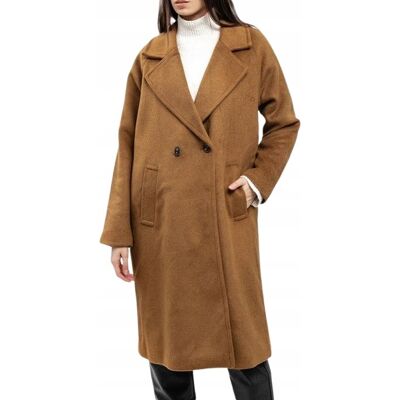 VERO MODA KLASYCZNY PŁASZCZ DWURZĘDOWY BRĄZOWY M JYB VERO MODA KLASYCZNY PŁASZCZ DWURZĘDOWY BRĄZOWY M JYB