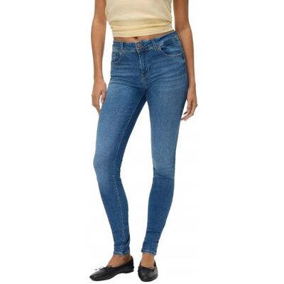 ONLY VERO MODA SPODNIE JEANSOWE NIEBIESKIE RURKI NA ZAMEK M JQA ONLY VERO MODA SPODNIE JEANSOWE NIEBIESKIE RURKI NA ZAMEK M JQA
