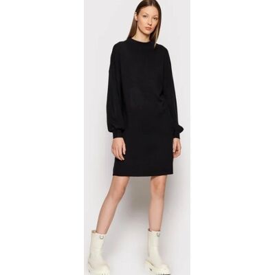 Inny producent VERO MODA SUKIENKA DZIANINOWA CZARNA GŁADKA S 7AA Inny producent VERO MODA SUKIENKA DZIANINOWA CZARNA GŁADKA S 7AA