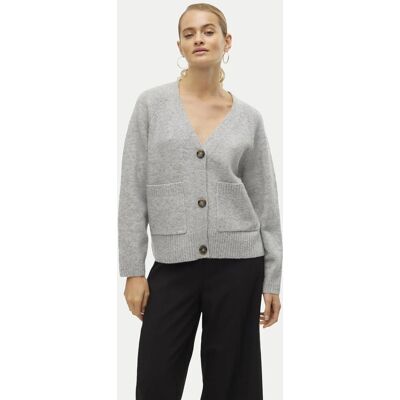 Inny producent VERO MODA SZARY SWETER DAMSKI Z KIESZENIAMI I DEKOLTEM V L 16EA Inny producent VERO MODA SZARY SWETER DAMSKI Z KIESZENIAMI I DEKOLTEM V L 16EA