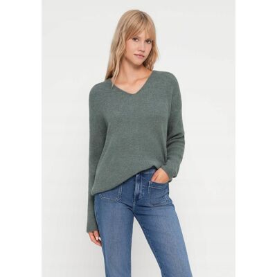 Inny producent VERO MODA ZIELONY SWETER DAMSKI Z DŁUGIM RĘKAWEM I V DEKOLTEM M 6FA Inny producent VERO MODA ZIELONY SWETER DAMSKI Z DŁUGIM RĘKAWEM I V DEKOLTEM M 6FA