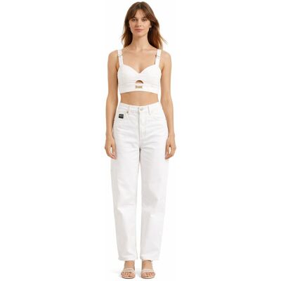 Inny producent VERSACE JEANS COUTURE BIAŁY TOP NA RAMIĄCZKACH Z WYCIĘCIEM 38 1I1F Inny producent VERSACE JEANS COUTURE BIAŁY TOP NA RAMIĄCZKACH Z WYCIĘCIEM 38 1I1F