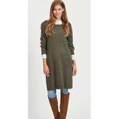 VILA SUKIENKA DZIANINOWA KHAKI PROSTA PRZED KOLANO XS 6FA VILA SUKIENKA DZIANINOWA KHAKI PROSTA PRZED KOLANO XS 6FA