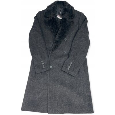 Wełniany płaszcz damski rozpinany KENNETH COLE M Wełniany płaszcz damski rozpinany KENNETH COLE M
