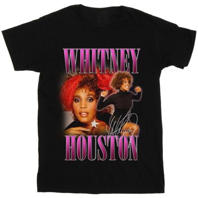Whitney Houston Koszulka Damska / Damska Signature Homage Cotton Boyfriend T-Shirt (XXXXXS / Czarny) Whitney Houston Koszulka Damska / Damska Signature Homage Cotton Boyfriend T-Shirt (XXXXXS / Czarny)