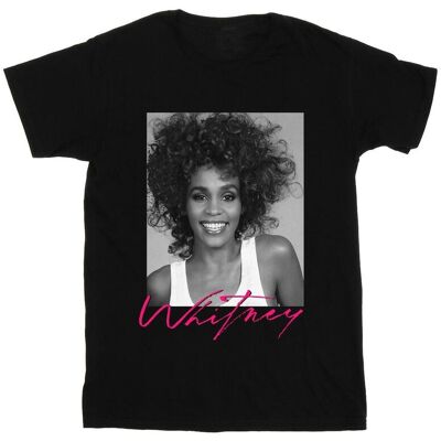 Whitney Houston Koszulka Damska / Damska Smile Photograph Cotton Boyfriend T-Shirt (3Xl / Czarny) Whitney Houston Koszulka Damska / Damska Smile Photograph Cotton Boyfriend T-Shirt (3Xl / Czarny)