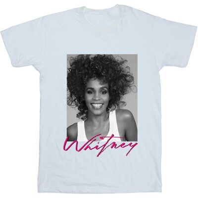 Whitney Houston Koszulka Damska / Damska Smile Photograph Cotton Boyfriend T-Shirt (Xxxxs / Ciepły Biały) Whitney Houston Koszulka Damska / Damska Smile Photograph Cotton Boyfriend T-Shirt (Xxxxs / Ciepły Biały)