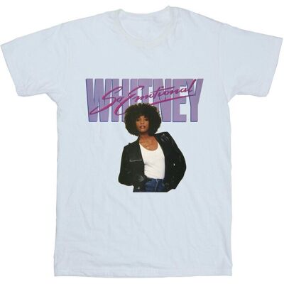 Whitney Houston Koszulka Damska / Damska So Emotional Album Cover Cotton Boyfriend T-Shirt (XXXXXS / Ciepły Biały) Whitney Houston Koszulka Damska / Damska So Emotional Album Cover Cotton Boyfriend T-Shirt (XXXXXS / Ciepły Biały)