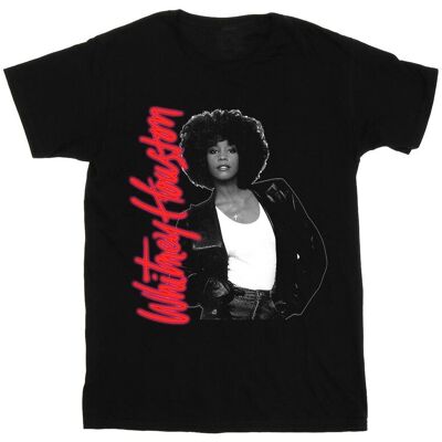 Whitney Houston Koszulka Damska / Damska Whitney Pose Cotton Boyfriend T-Shirt (M / Czarny) Whitney Houston Koszulka Damska / Damska Whitney Pose Cotton Boyfriend T-Shirt (M / Czarny)