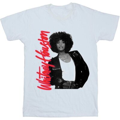 Whitney Houston Koszulka Damska / Damska Whitney Pose Cotton Boyfriend T-Shirt (S (52-55 Cm) / Ciepły Biały) Whitney Houston Koszulka Damska / Damska Whitney Pose Cotton Boyfriend T-Shirt (S (52-55 Cm) / Ciepły Biały)