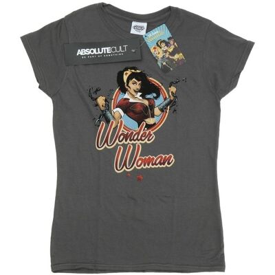 DC Comics Wonder Woman Koszulka Damska / Damska Bombshells Badge Heather T-Shirt (XL 8,5-9 / Grafitowy) DC Comics Wonder Woman Koszulka Damska / Damska Bombshells Badge Heather T-Shirt (XL 8,5-9 / Grafitowy)