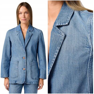 Wrangler BLAZER Baby Blue DżINS damska marynarka jeansowa M Wrangler BLAZER Baby Blue DżINS damska marynarka jeansowa M