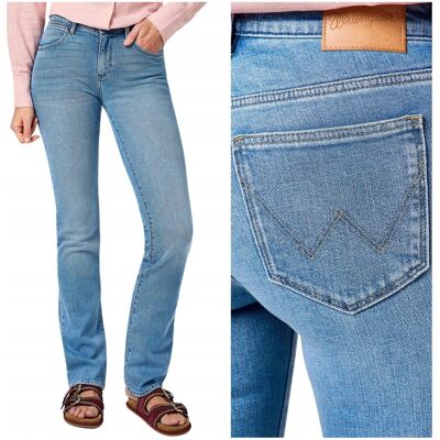 Wrangler Bootcut Stelth rozszerzane damskie spodnie jeansowe W30 L34 Wrangler Bootcut Stelth rozszerzane damskie spodnie jeansowe W30 L34